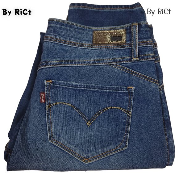 Levi's Revel Skinny Bold Curve Women's Jean's Size 28x30 Stretch Denim Mid Rise - Picture 10 of 10